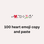 100 heart emoji copy and paste