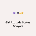 20 Girl Attitude Status Shayari