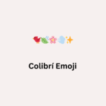 Colibrí Emoji