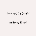 Im Sorry Emoji